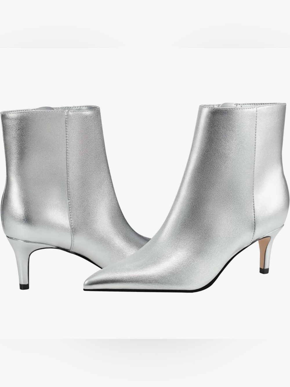 Marc Fisher womens Glorry Casual Boots 9.5 Kitten Heel Pointed Toe new w/flaws